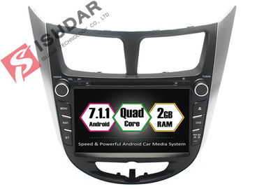 Rockchip PX3 7-calowy 2-calowy samochodowy odtwarzacz DVD dla Hyundai Verna / Accent / Solaris