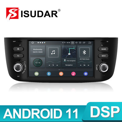 1 Din Android 11 Sterowanie głosem Radio samochodowe 4G dla Fiat Grande Punto Evo